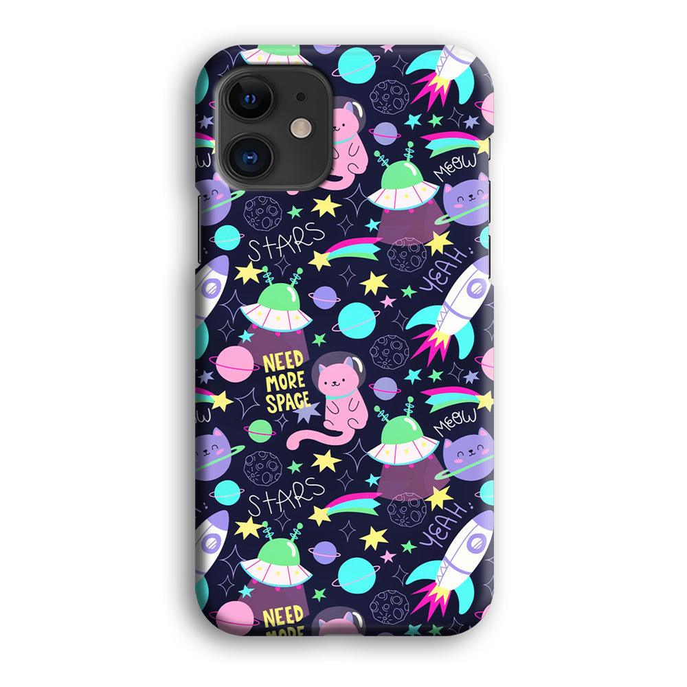 Animal Astronauts Rockets Cat iPhone 12 Case-Oxvistore