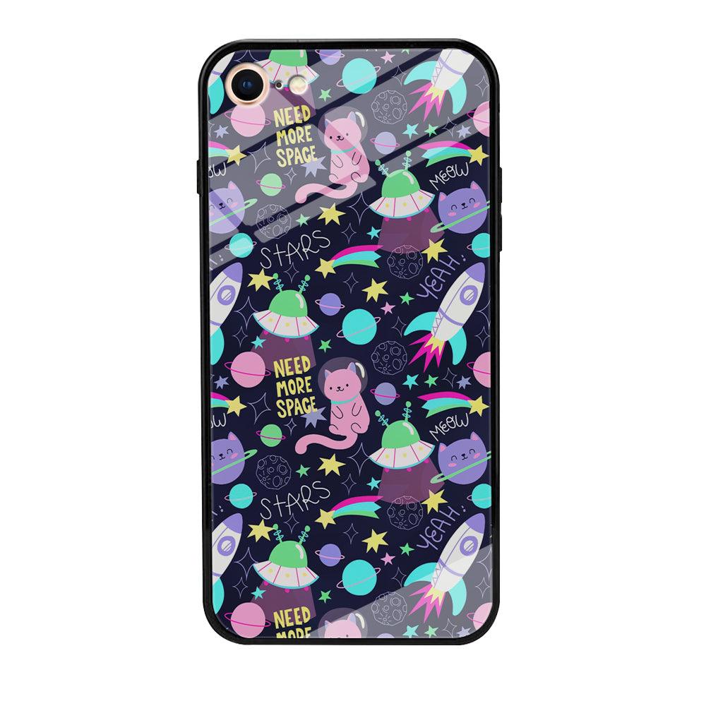 Animal Astronauts Rockets Cat iPhone 8 Case-Oxvistore