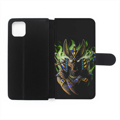 Anubis The God of The Dead Flip Wallet Phone Case