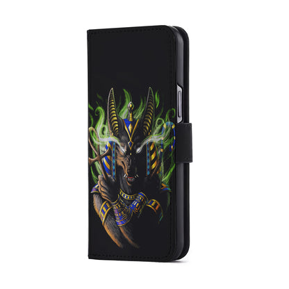 Anubis The God of The Dead Flip Wallet Phone Case