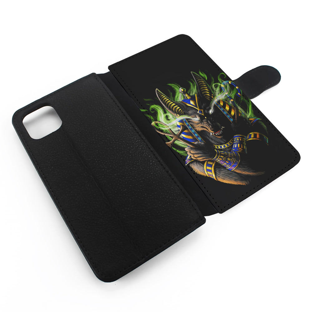 Anubis The God of The Dead Flip Wallet Phone Case