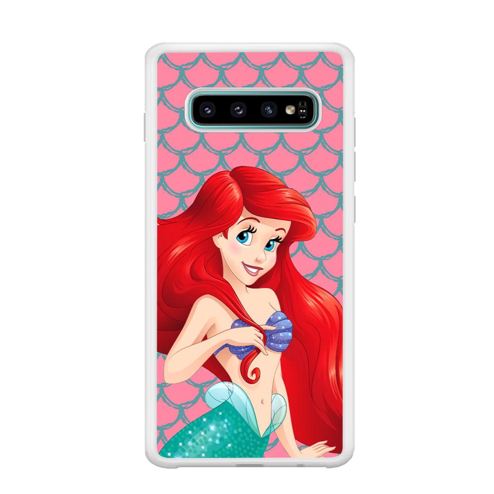 Ariel The Beauty Princess of Mermaid Samsung Galaxy S10 Plus Case-Oxvistore