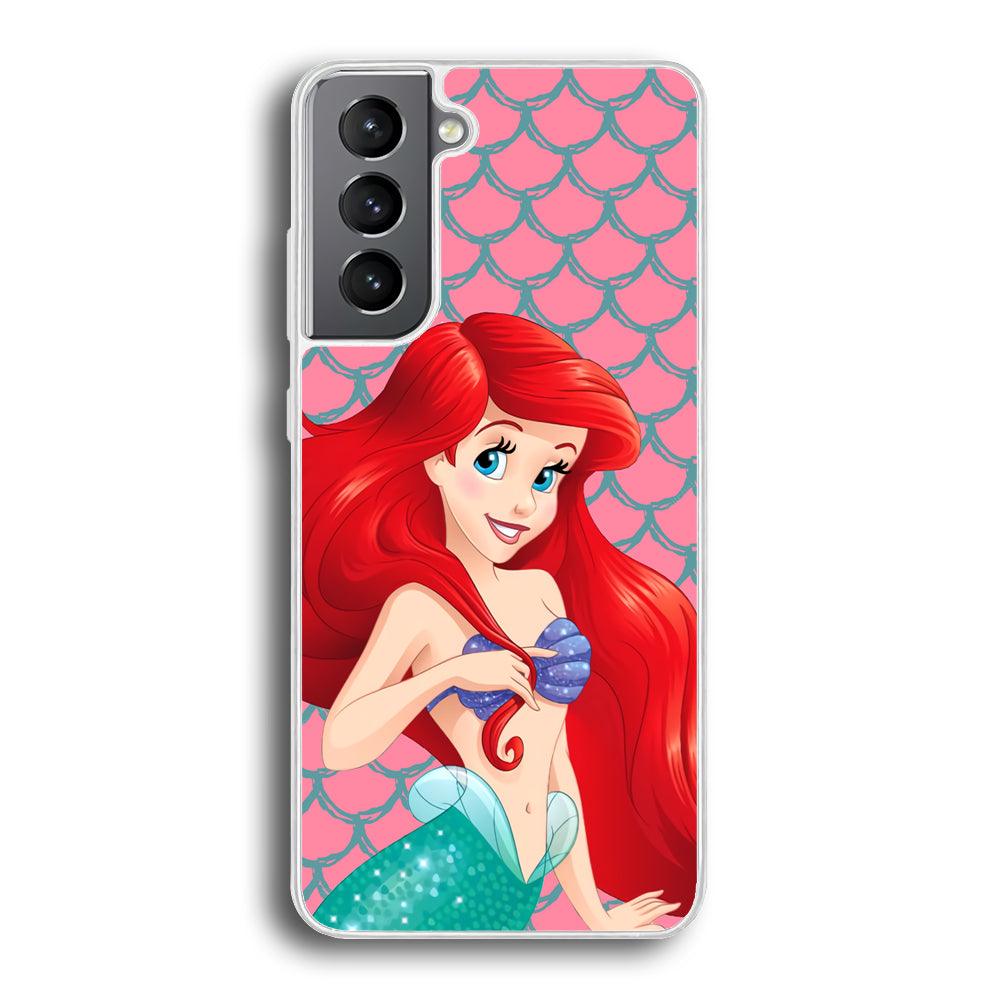 Ariel The Beauty Princess of Mermaid Samsung Galaxy S21 Plus Case-Oxvistore