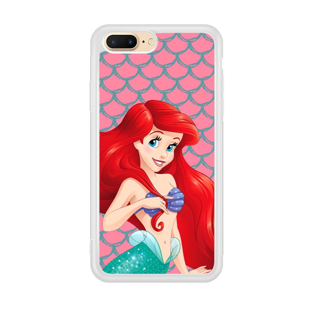 Ariel The Beauty Princess of Mermaid iPhone 8 Plus Case-Oxvistore