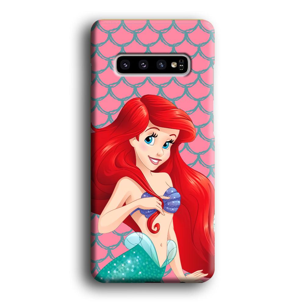 Ariel The Beauty Princess of Mermaid Samsung Galaxy S10 Case-Oxvistore