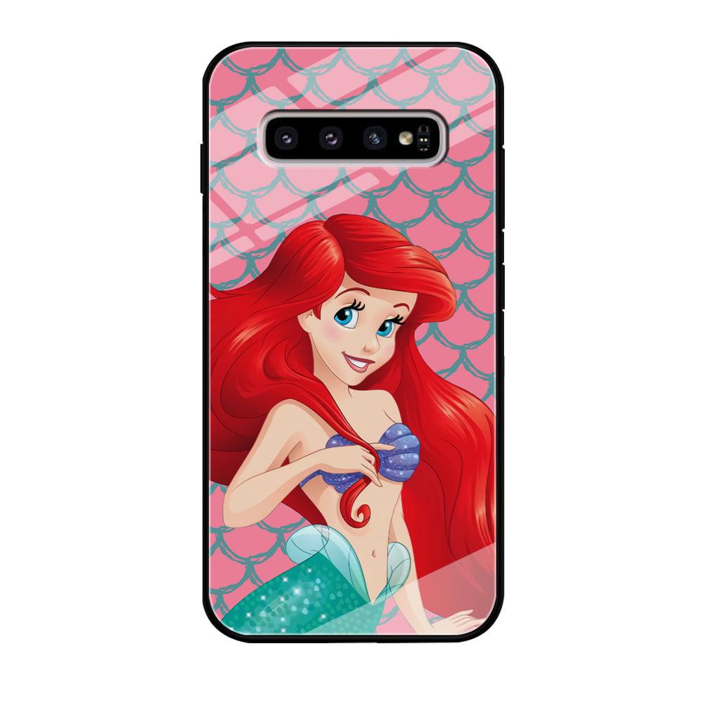 Ariel The Beauty Princess of Mermaid Samsung Galaxy S10 Case-Oxvistore