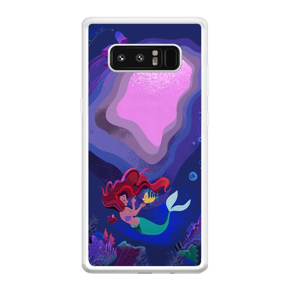 Ariel The Princess Deep of The Sea Samsung Galaxy Note 8 Case-Oxvistore