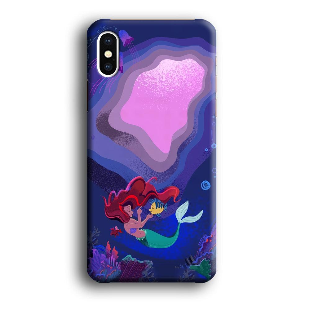 Ariel The Princess Deep of The Sea iPhone X Case-Oxvistore