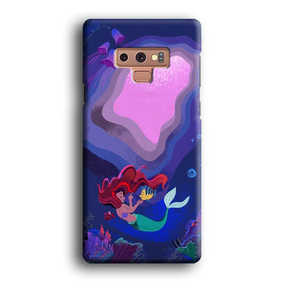 Ariel The Princess Deep of The Sea Samsung Galaxy Note 9 Case-Oxvistore