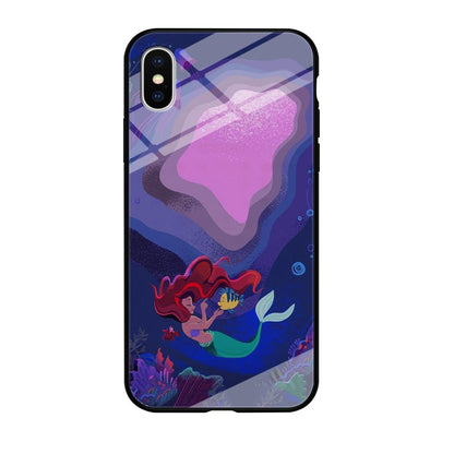 Ariel The Princess Deep of The Sea iPhone X Case-Oxvistore