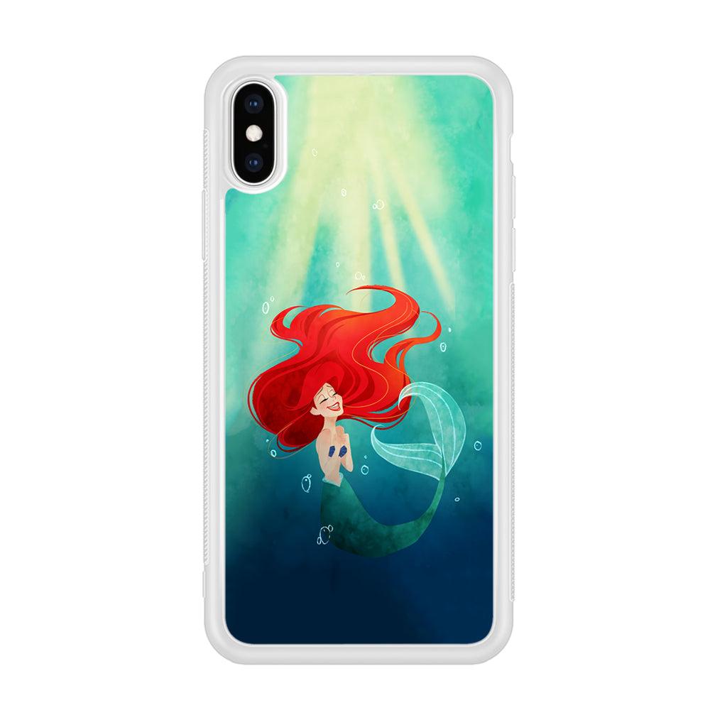 Ariel The Princess Happiness of Heart iPhone X Case-Oxvistore