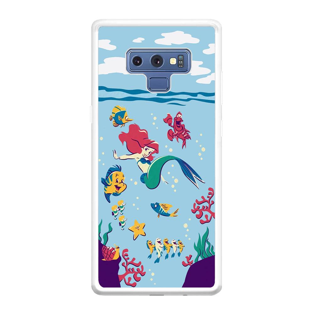 Ariel The Princess Orchestra of Sea Samsung Galaxy Note 9 Case-Oxvistore