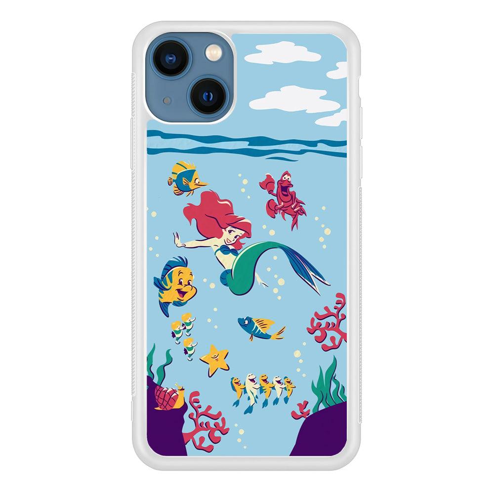 Ariel The Princess Orchestra of Sea iPhone 15 Plus Case-Oxvistore