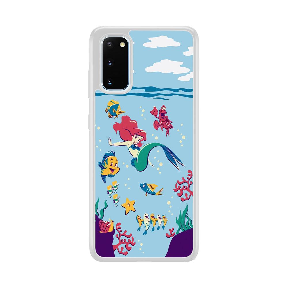 Ariel The Princess Orchestra of Sea Samsung Galaxy S20 Case-Oxvistore