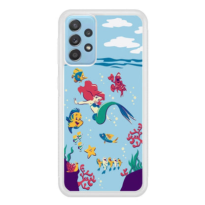 Ariel The Princess Orchestra of Sea Samsung Galaxy A52 Case-Oxvistore