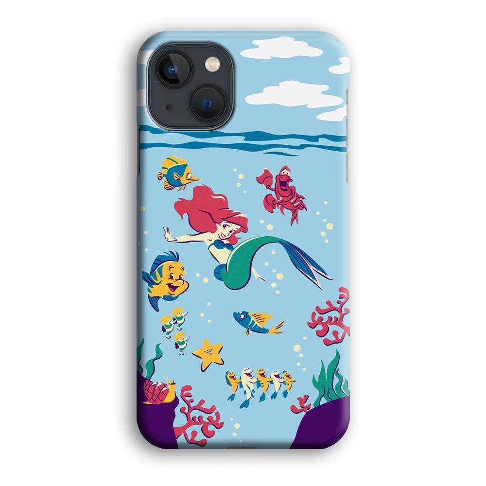 Ariel The Princess Orchestra of Sea iPhone 15 Plus Case-Oxvistore