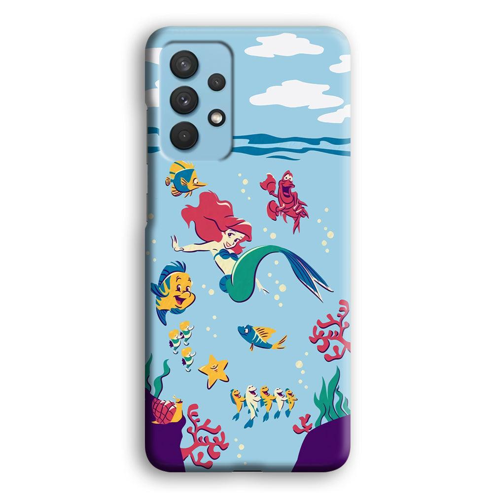 Ariel The Princess Orchestra of Sea Samsung Galaxy A32 Case-Oxvistore