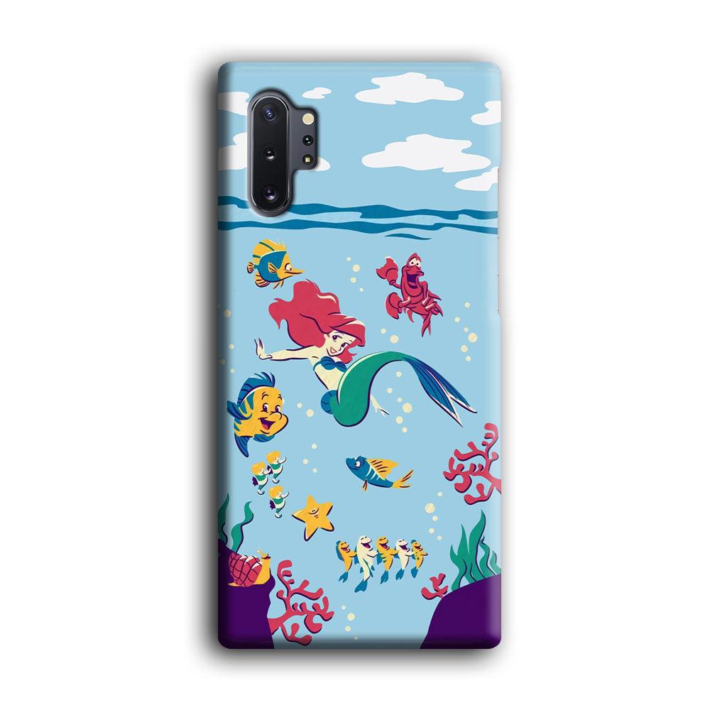 Ariel The Princess Orchestra of Sea Samsung Galaxy Note 10 Plus Case-Oxvistore