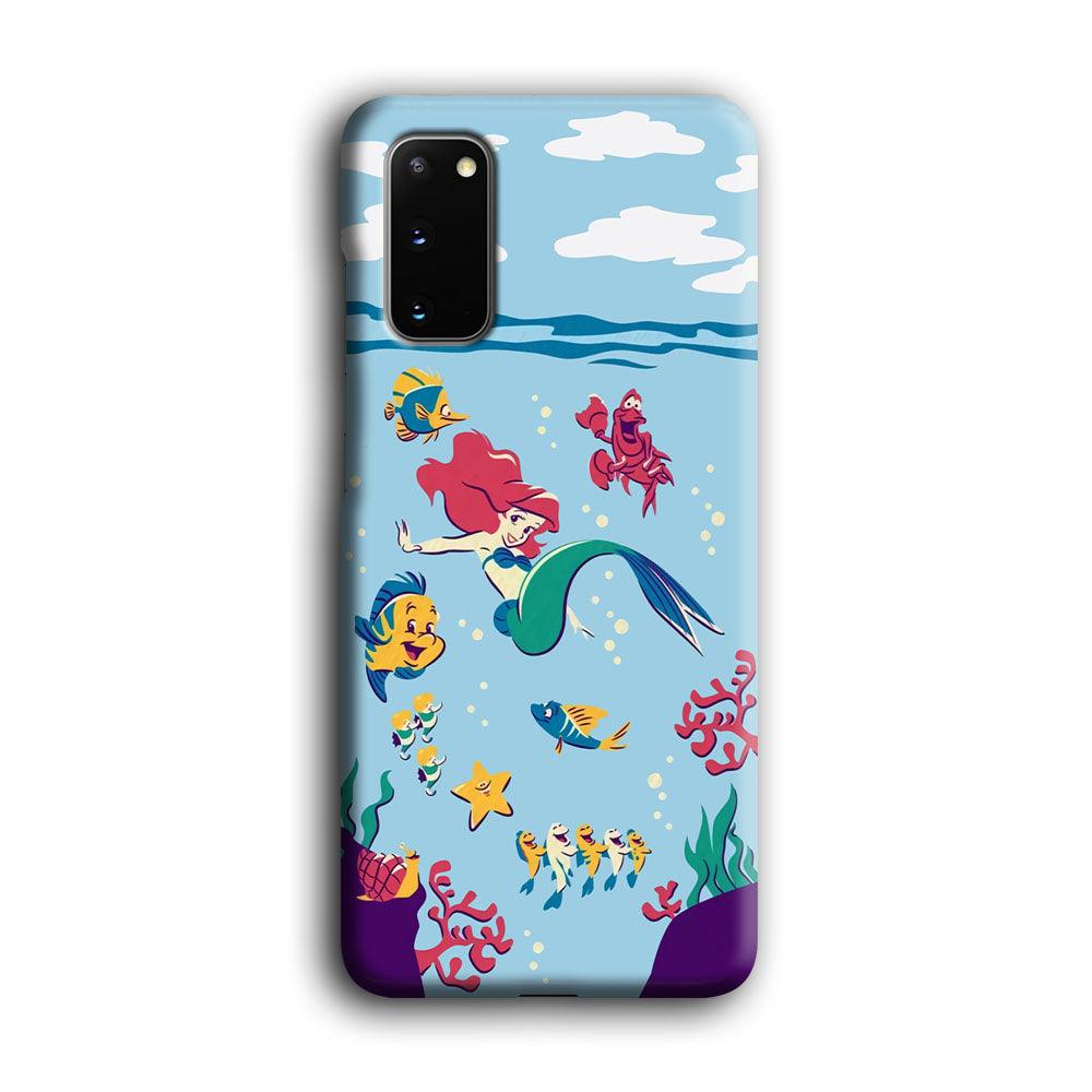 Ariel The Princess Orchestra of Sea Samsung Galaxy S20 Case-Oxvistore