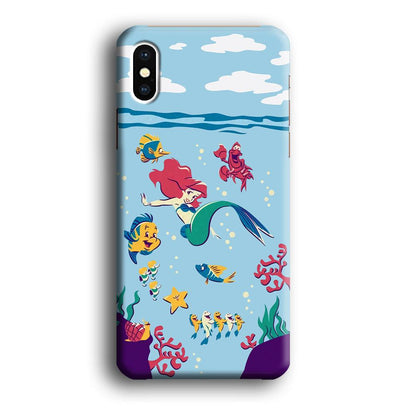 Ariel The Princess Orchestra of Sea iPhone X Case-Oxvistore