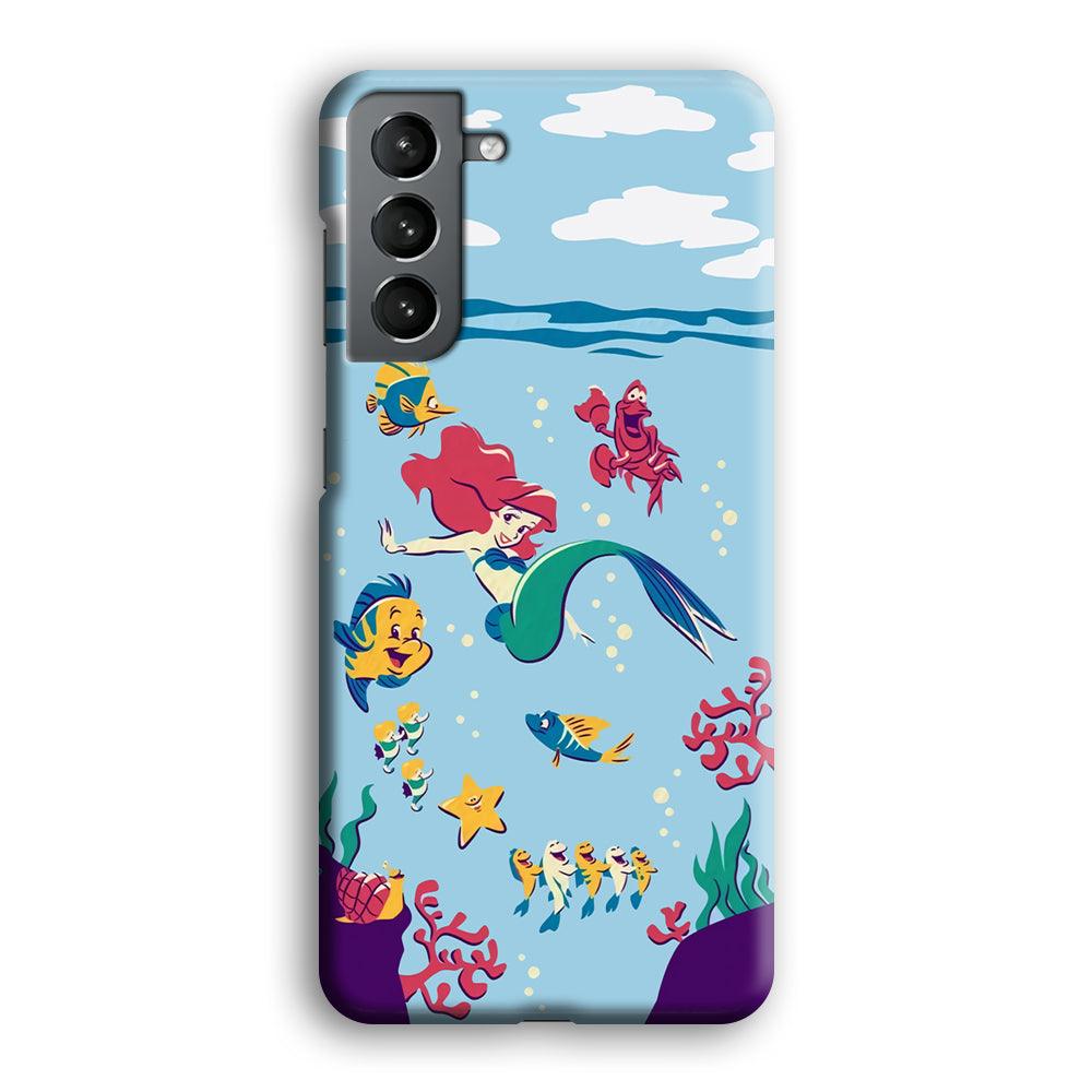 Ariel The Princess Orchestra of Sea Samsung Galaxy S21 Plus Case-Oxvistore