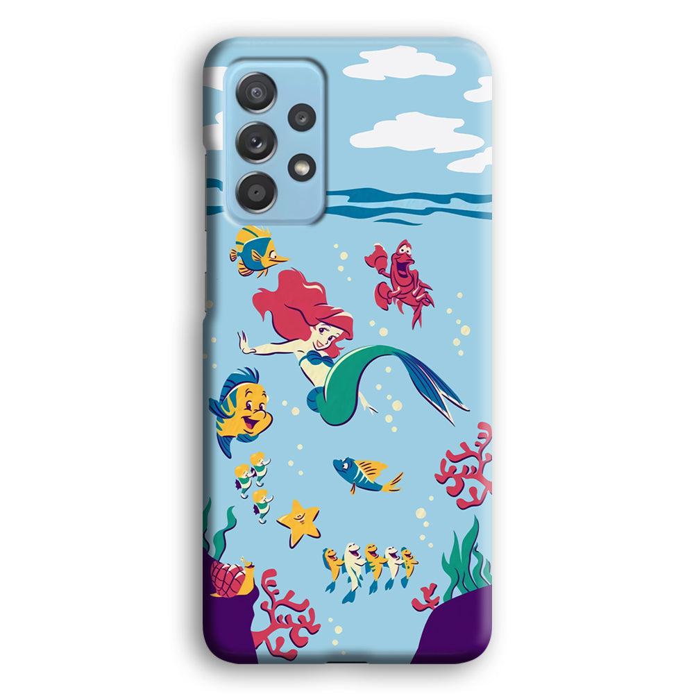 Ariel The Princess Orchestra of Sea Samsung Galaxy A52 Case-Oxvistore