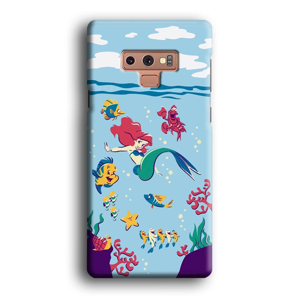 Ariel The Princess Orchestra of Sea Samsung Galaxy Note 9 Case-Oxvistore