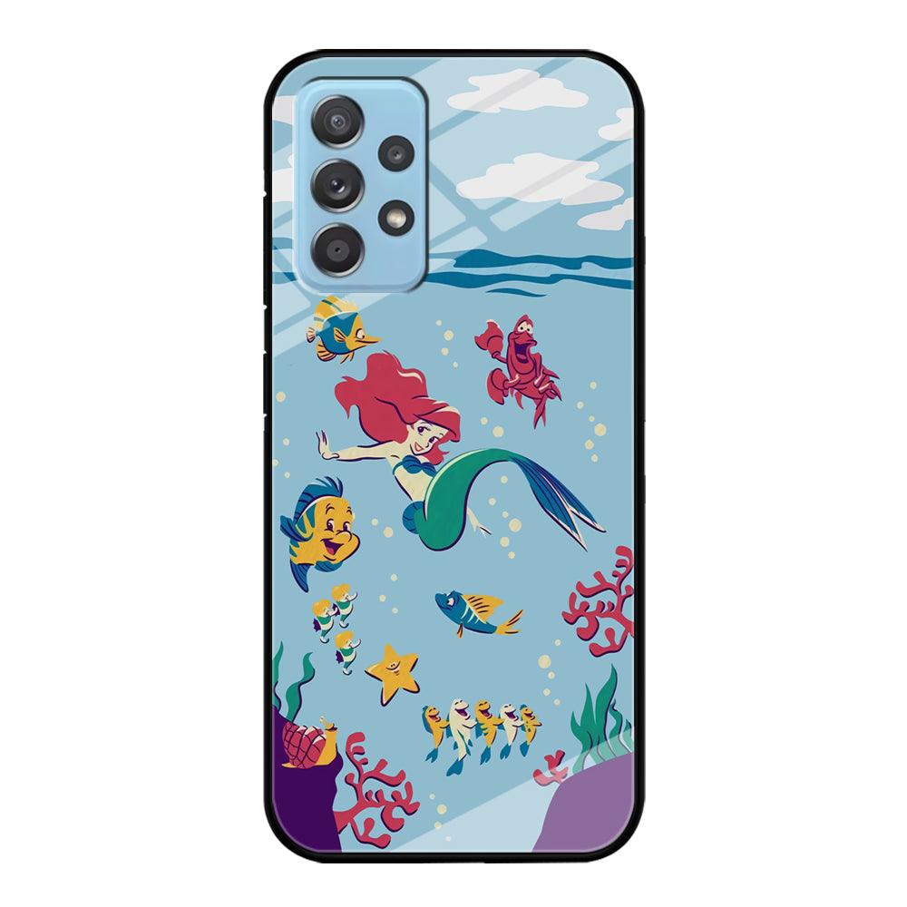 Ariel The Princess Orchestra of Sea Samsung Galaxy A72 Case-Oxvistore