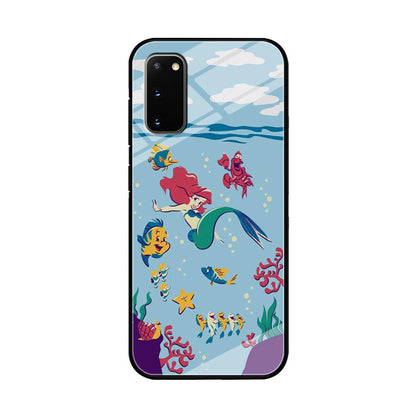 Ariel The Princess Orchestra of Sea Samsung Galaxy S20 Case-Oxvistore