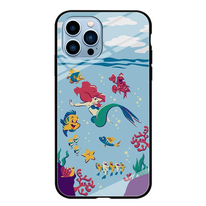 Ariel The Princess Orchestra of Sea iPhone 15 Pro Case-Oxvistore