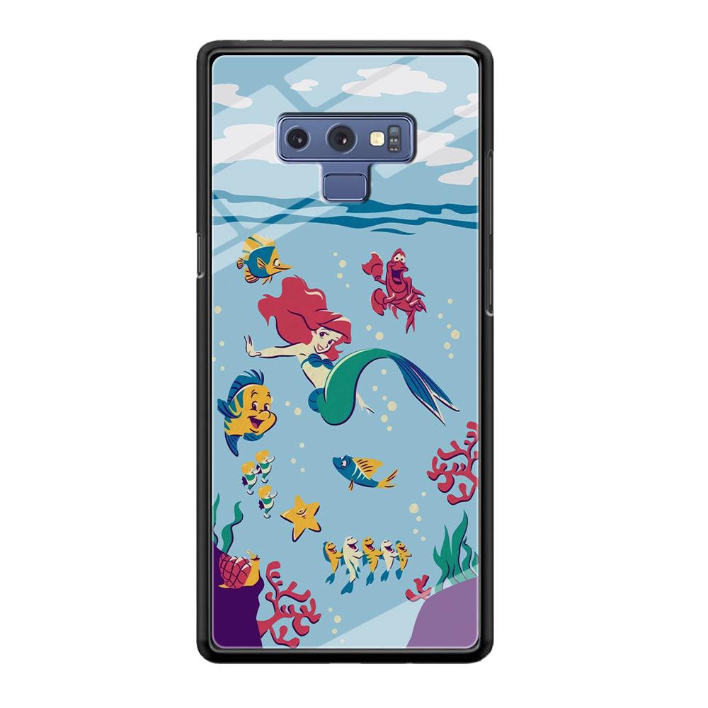 Ariel The Princess Orchestra of Sea Samsung Galaxy Note 9 Case-Oxvistore