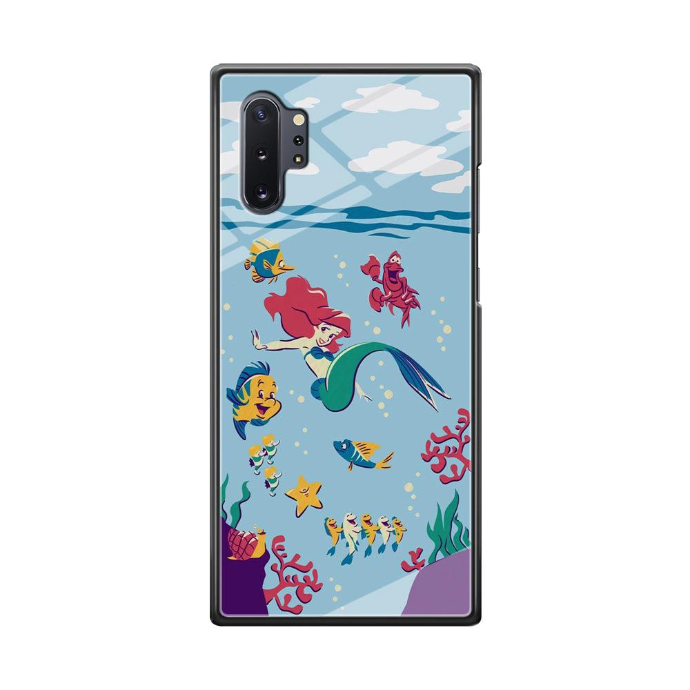 Ariel The Princess Orchestra of Sea Samsung Galaxy Note 10 Plus Case-Oxvistore