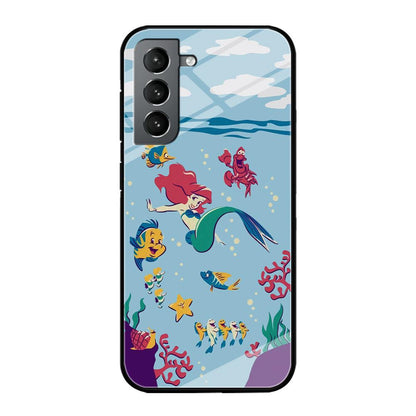 Ariel The Princess Orchestra of Sea Samsung Galaxy S21 Plus Case-Oxvistore