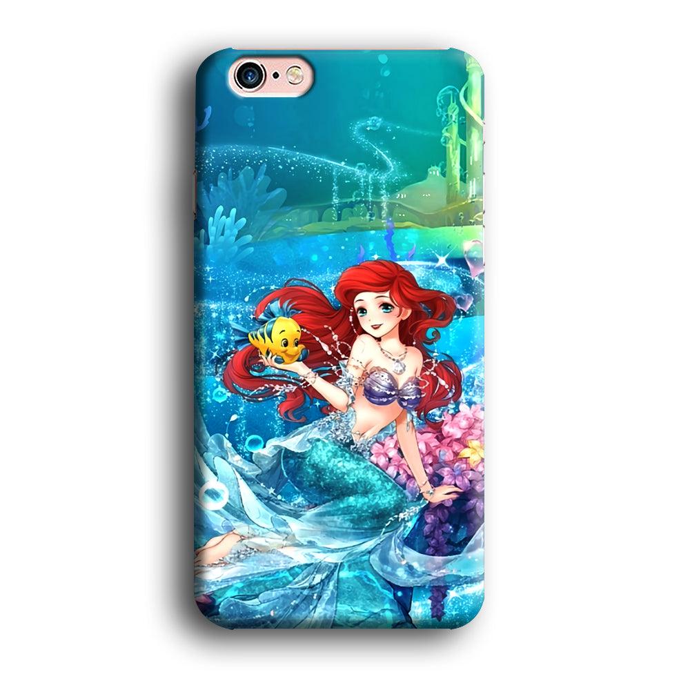 Ariel The Princess Sparkling Blue Water iPhone 6 Plus | 6s Plus Case-Oxvistore