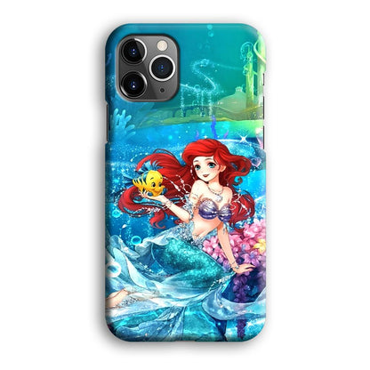 Ariel The Princess Sparkling Blue Water iPhone 12 Pro Max Case-Oxvistore