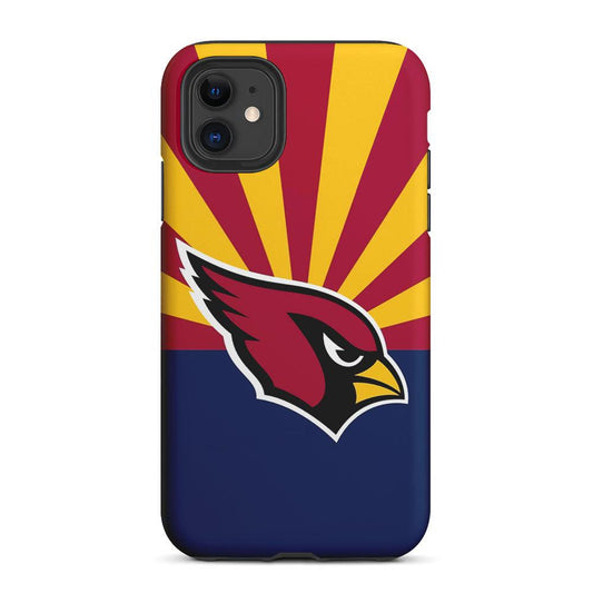 Arizona Cardinals Logo 2 in 1 Tough Phone Case-Oxvistore