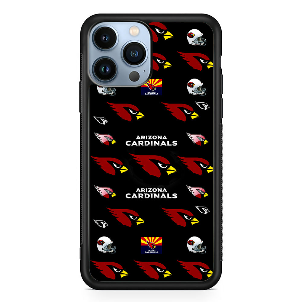 Arizona Cardinals Pattern 2D Rubber Phone Case