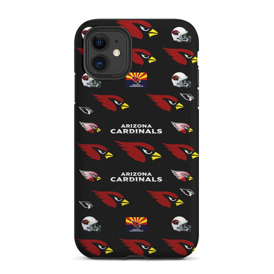 Arizona Cardinals Pattern 2 in 1 Tough Phone Case-Oxvistore