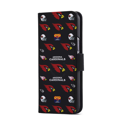 Arizona Cardinals Pattern Flip Wallet Phone Case