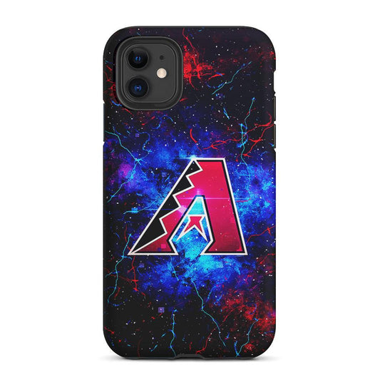 Arizona Diamondbacks Abstract 2 in 1 Tough Phone Case-Oxvistore