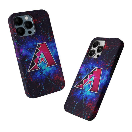 Arizona Diamondbacks Abstract 2 in 1 Tough Phone Case-Oxvistore