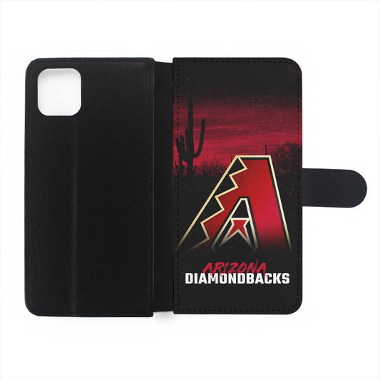 Arizona Diamondbacks Logo Flip Wallet Phone Case