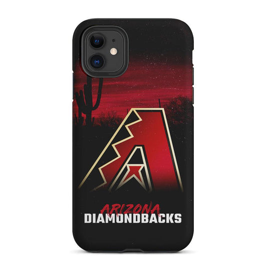 Arizona Diamondbacks Logo 2 in 1 Tough Phone Case-Oxvistore