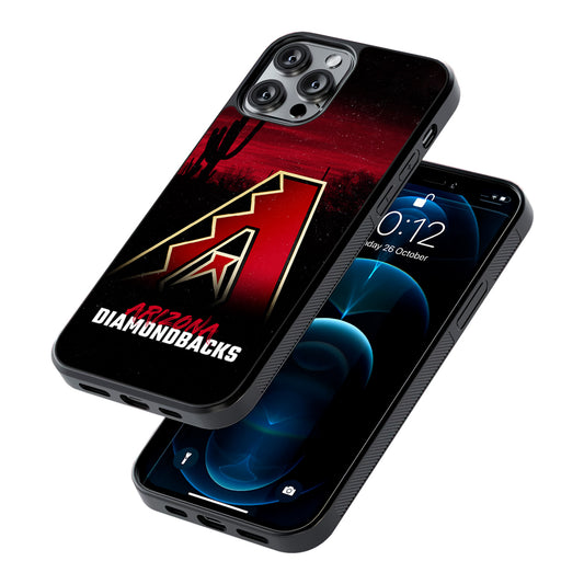 Arizona Diamondbacks Logo 2D Rubber Phone Case