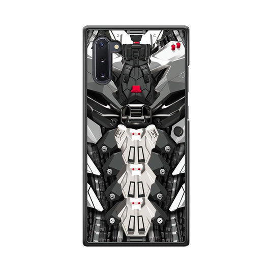 Armored Skin of Soldier Samsung Galaxy Note 10 Case-Rubber White (2D Case)-Oxvistore