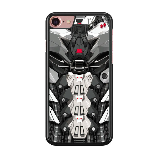 Armored Skin of Soldier iPhone 7 Case-Rubber Black (2D Case)-Oxvistore