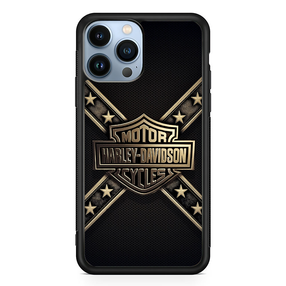 Army Star Harley Davidson 2D Rubber Phone Case