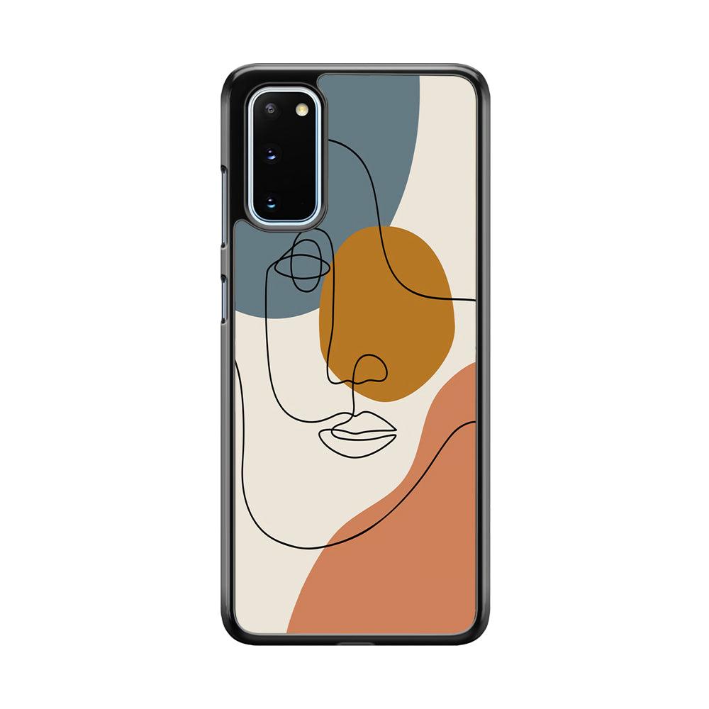 Art of Silhouette Moon Light Samsung Galaxy S20 Case-Rubber Black (2D Case)-Oxvistore