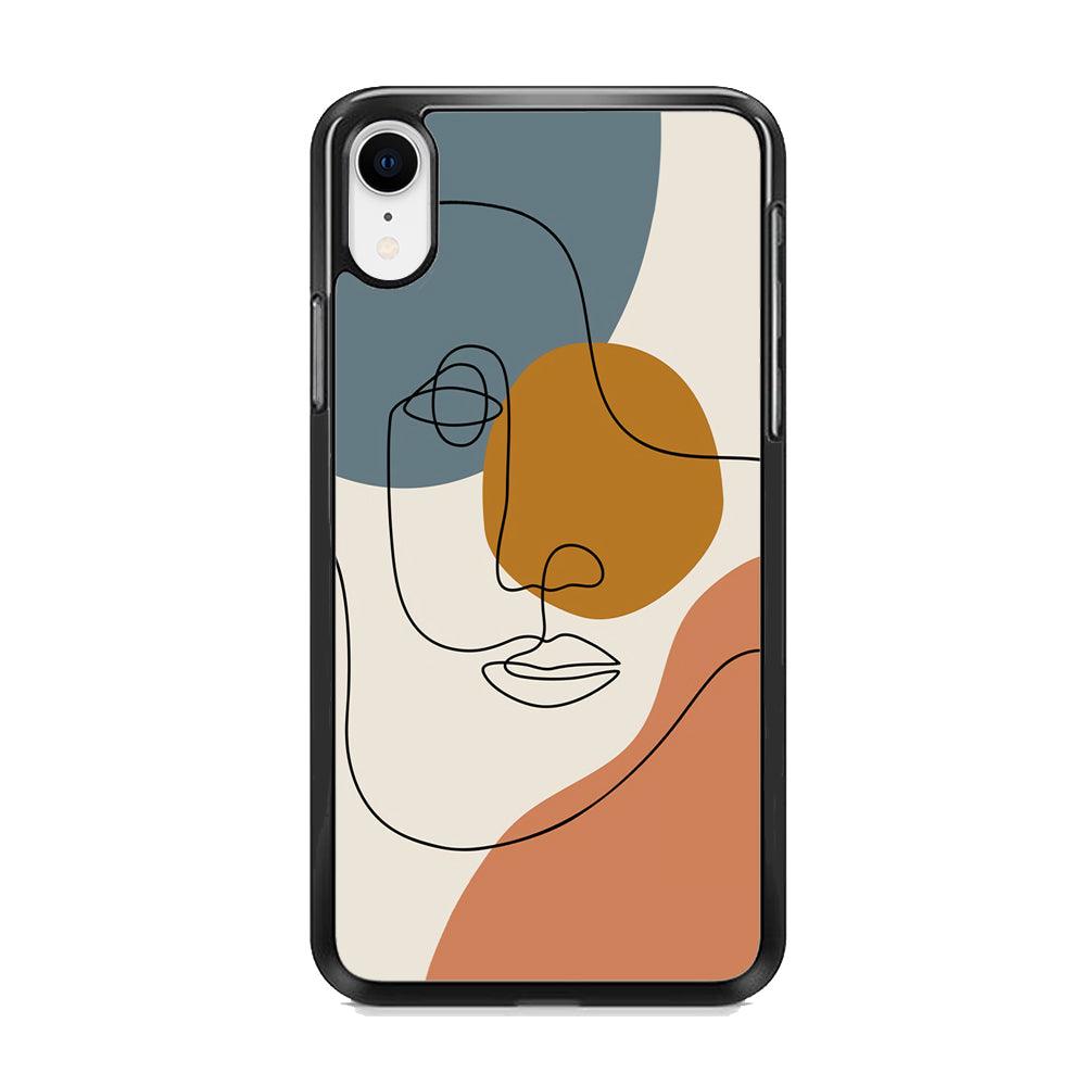 Art of Silhouette Moon Light iPhone XR Case-Rubber Black (2D Case)-Oxvistore