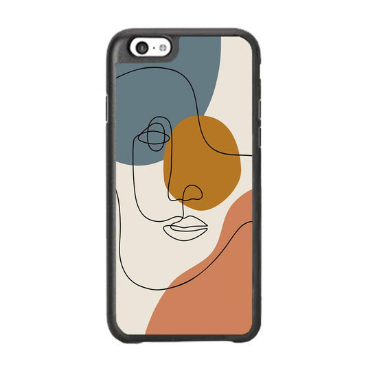 Art of Silhouette Moon Light iPhone 6 Plus | 6s Plus Case-Rubber Black (2D Case)-Oxvistore